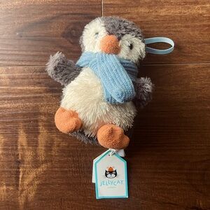 NWT Jellycat Peanut Penguin Ornament